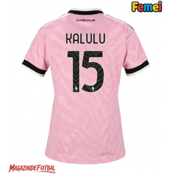 Juventus Pierre Kalulu #15 Tricou Fotbal Replică 2026-27 Femei Deplasare